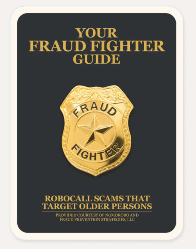 Cover of Your Fraud Fighter Guide — Robocall Scams That Target Older Persons