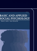 Basic and Applied Social Psychology journal cover